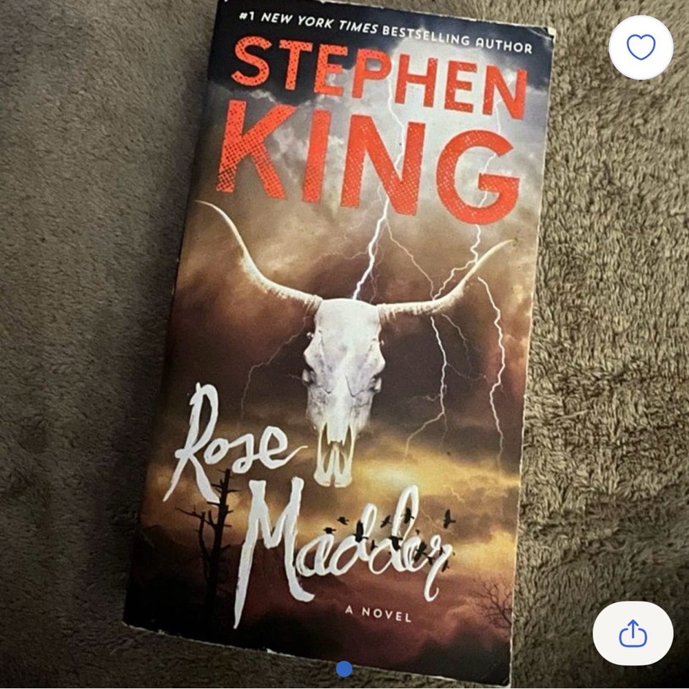 Stephen King 'Rose Madder' Novel